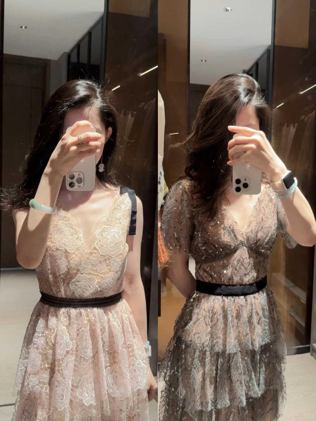 别低头🧚‍♀️会被自己闪到（之实穿仙女裙)