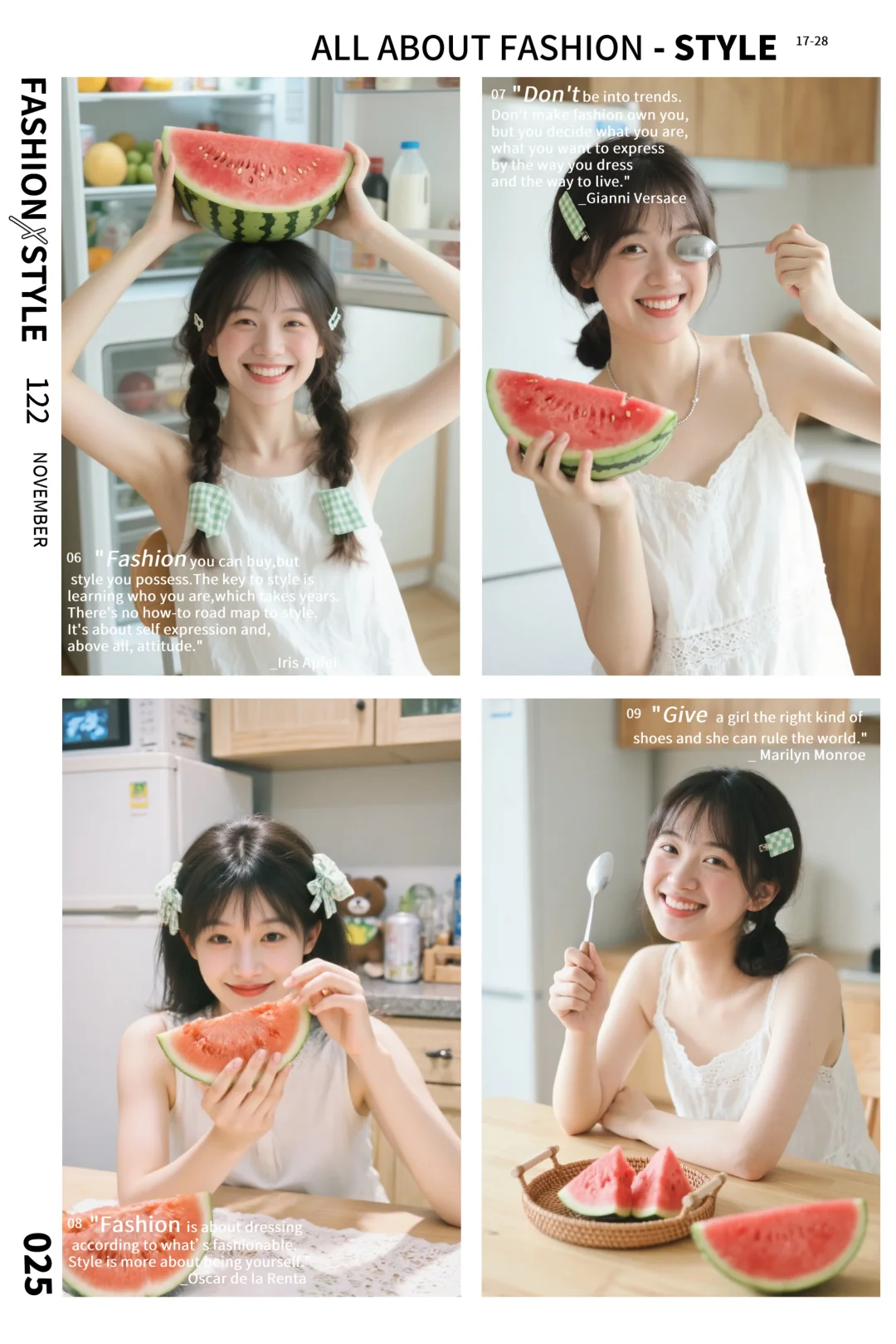 元气日杂风｜夏天宅家也能拍的西瓜🍉写真