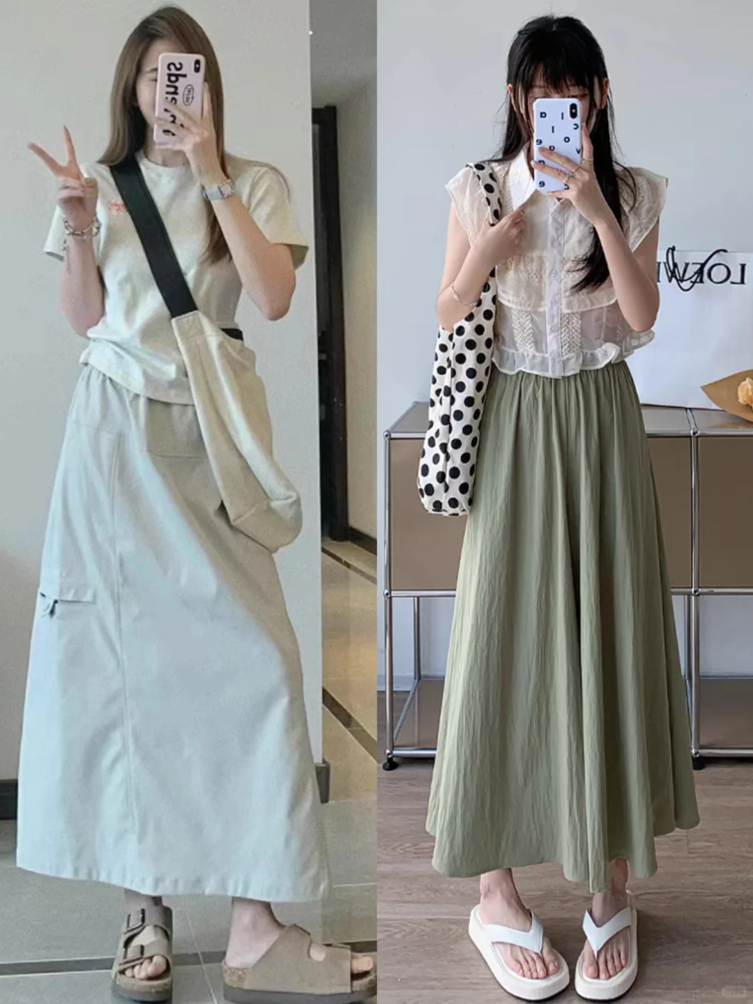 穿搭技巧--夏季女生裙装优雅与时尚并存。