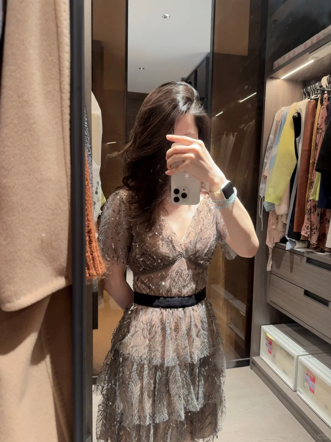 别低头🧚‍♀️会被自己闪到（之实穿仙女裙)