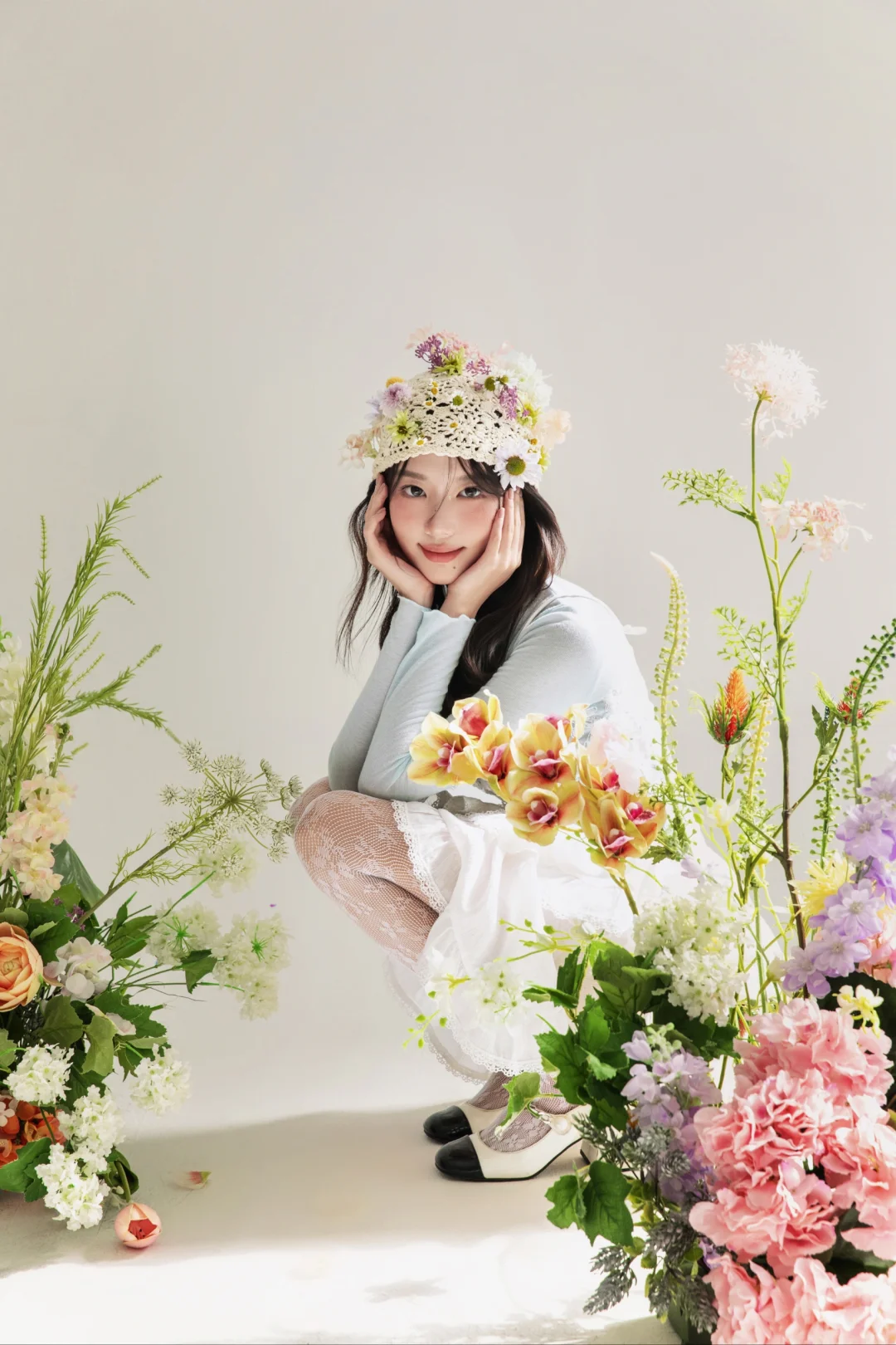 鲜花💐少女写真🌸谁懂啊‼️好温柔好韩