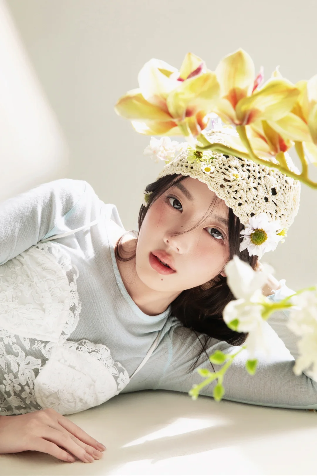 鲜花💐少女写真🌸谁懂啊‼️好温柔好韩