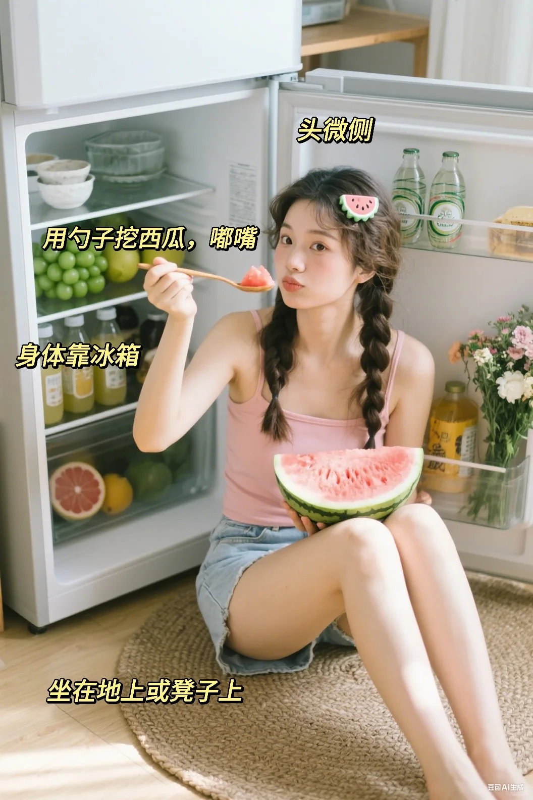 元气日杂风｜夏天宅家也能拍的西瓜🍉写真