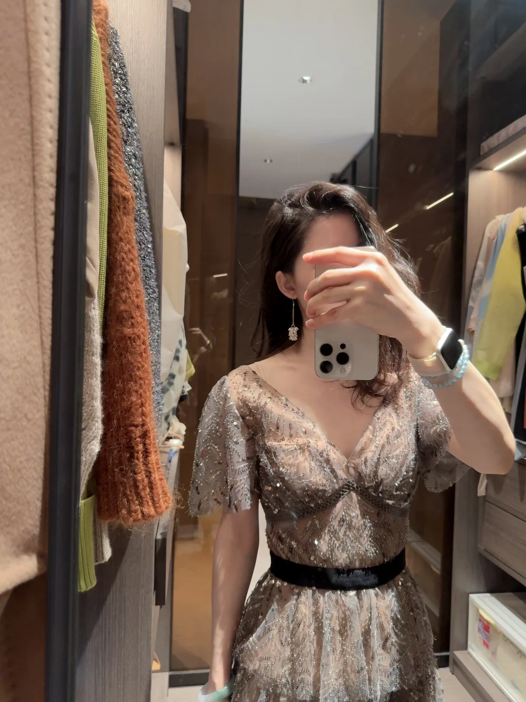 别低头🧚‍♀️会被自己闪到（之实穿仙女裙)