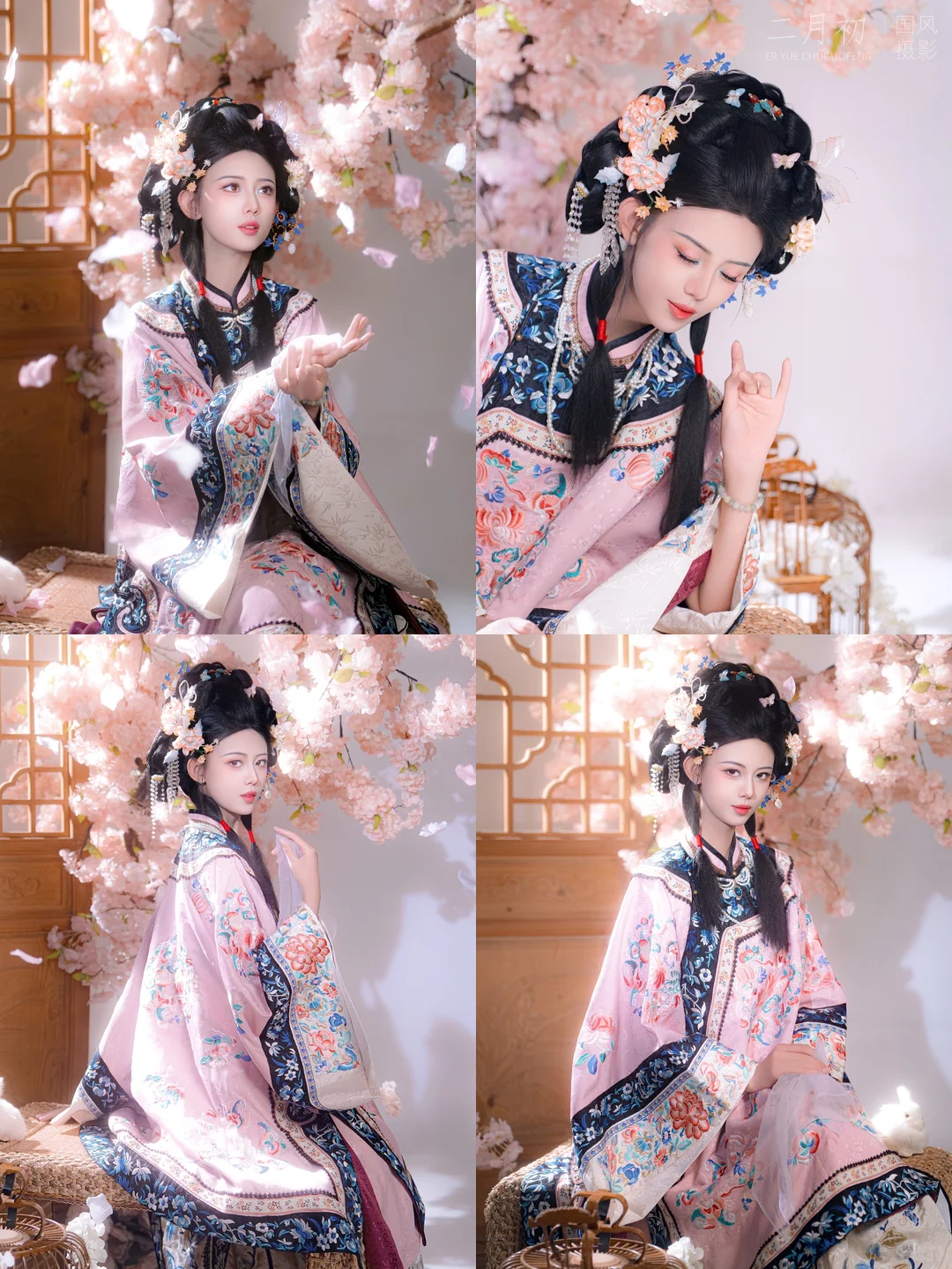 清汉女写真选粉色还是青色？纠结症犯了！