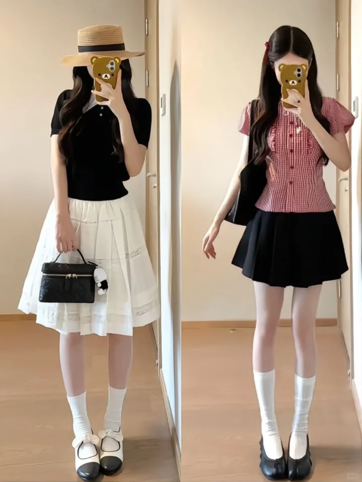 一些有点小漂亮的韩系穿搭～