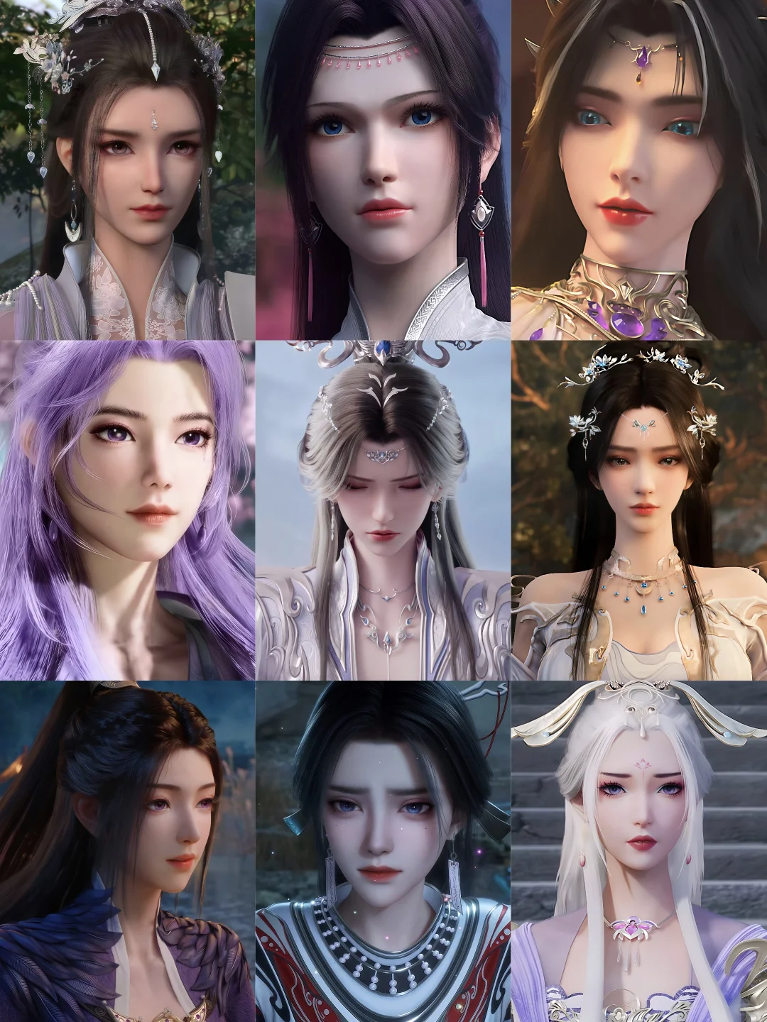 『国漫女神』系列，哪一排才是你的最爱♥