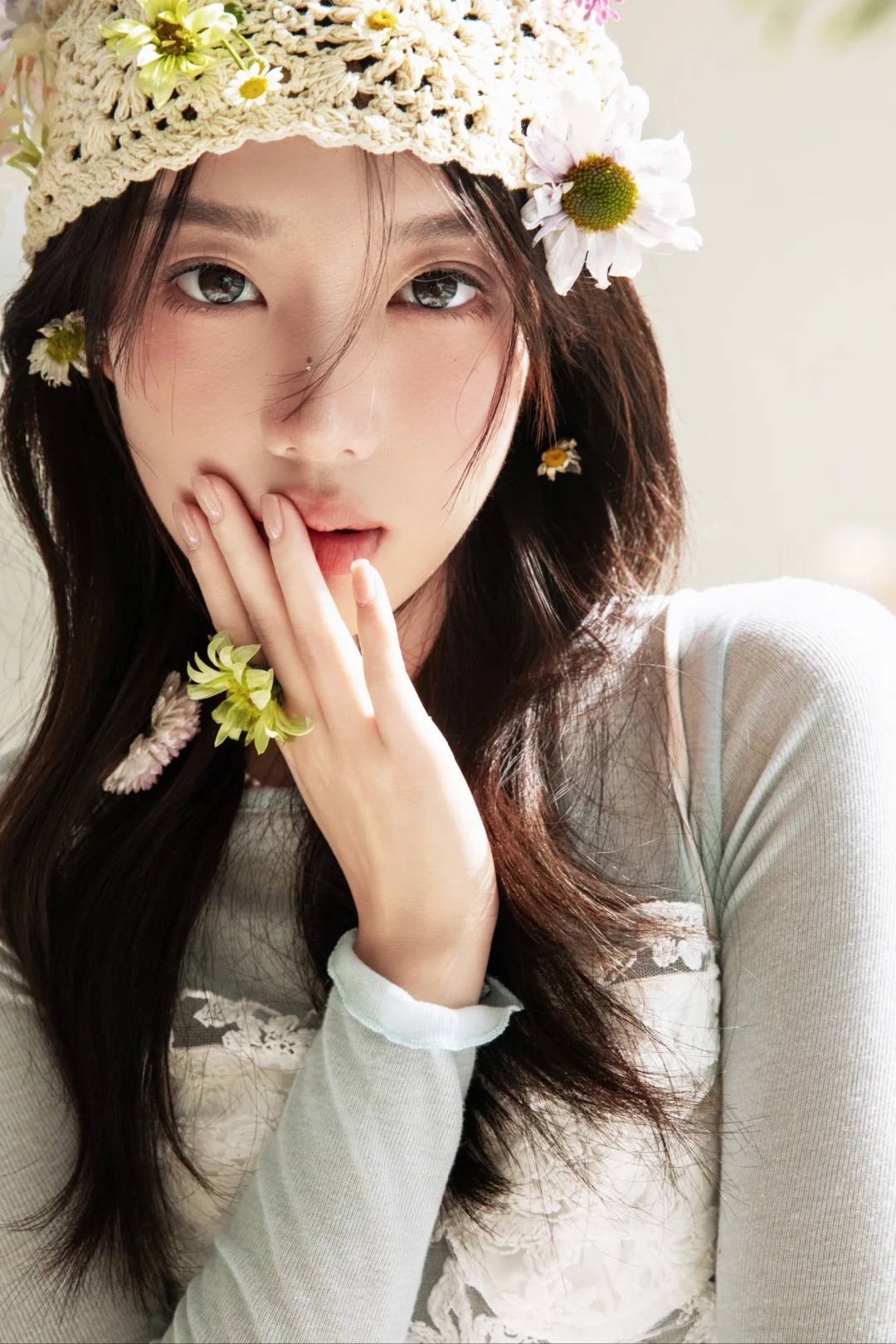 鲜花💐少女写真🌸谁懂啊‼️好温柔好韩