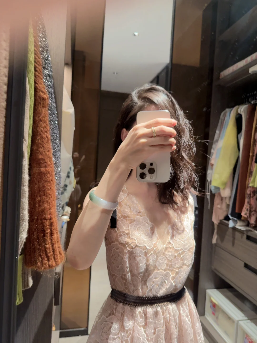 别低头🧚‍♀️会被自己闪到（之实穿仙女裙)