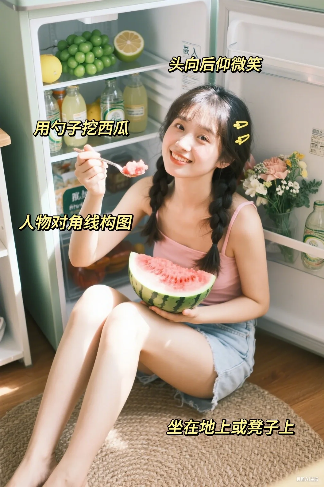 元气日杂风｜夏天宅家也能拍的西瓜🍉写真
