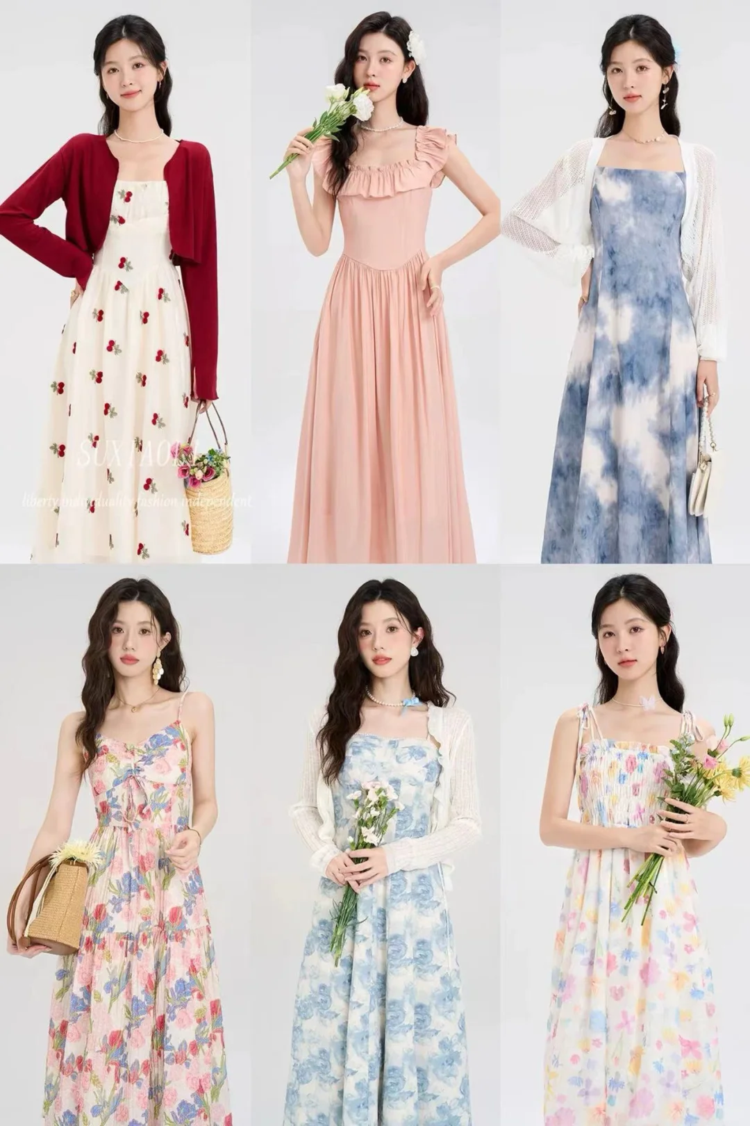 夏日绝美连衣裙，清新仙女风长裙来啦