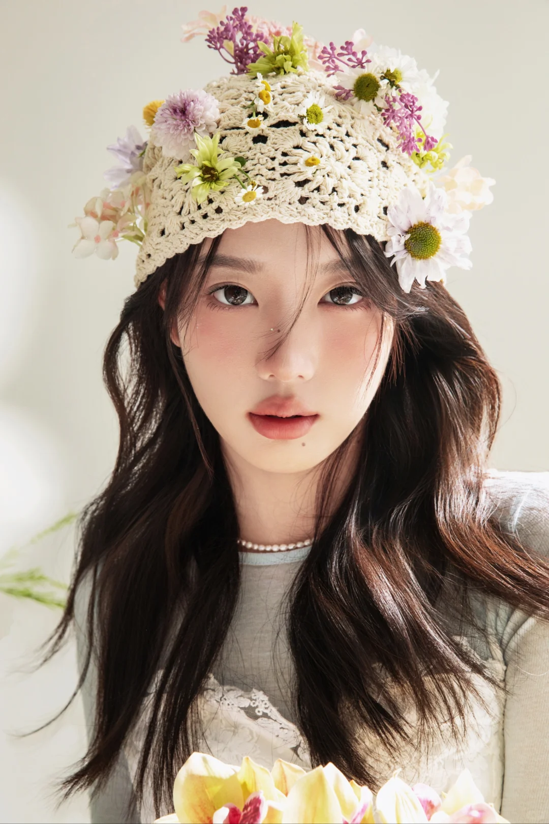 鲜花💐少女写真🌸谁懂啊‼️好温柔好韩