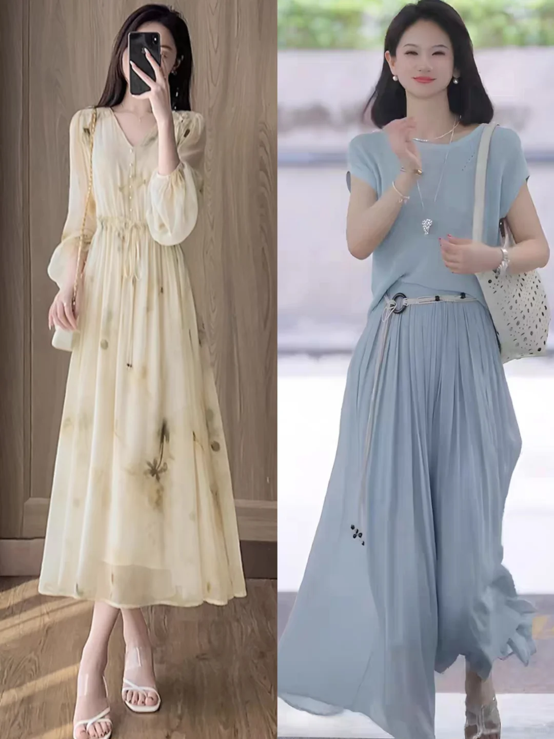 微胖女生黄黑皮必看，这5条碎花连衣裙巨显