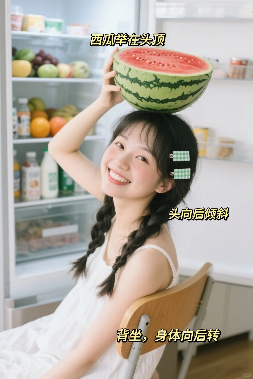 元气日杂风｜夏天宅家也能拍的西瓜🍉写真