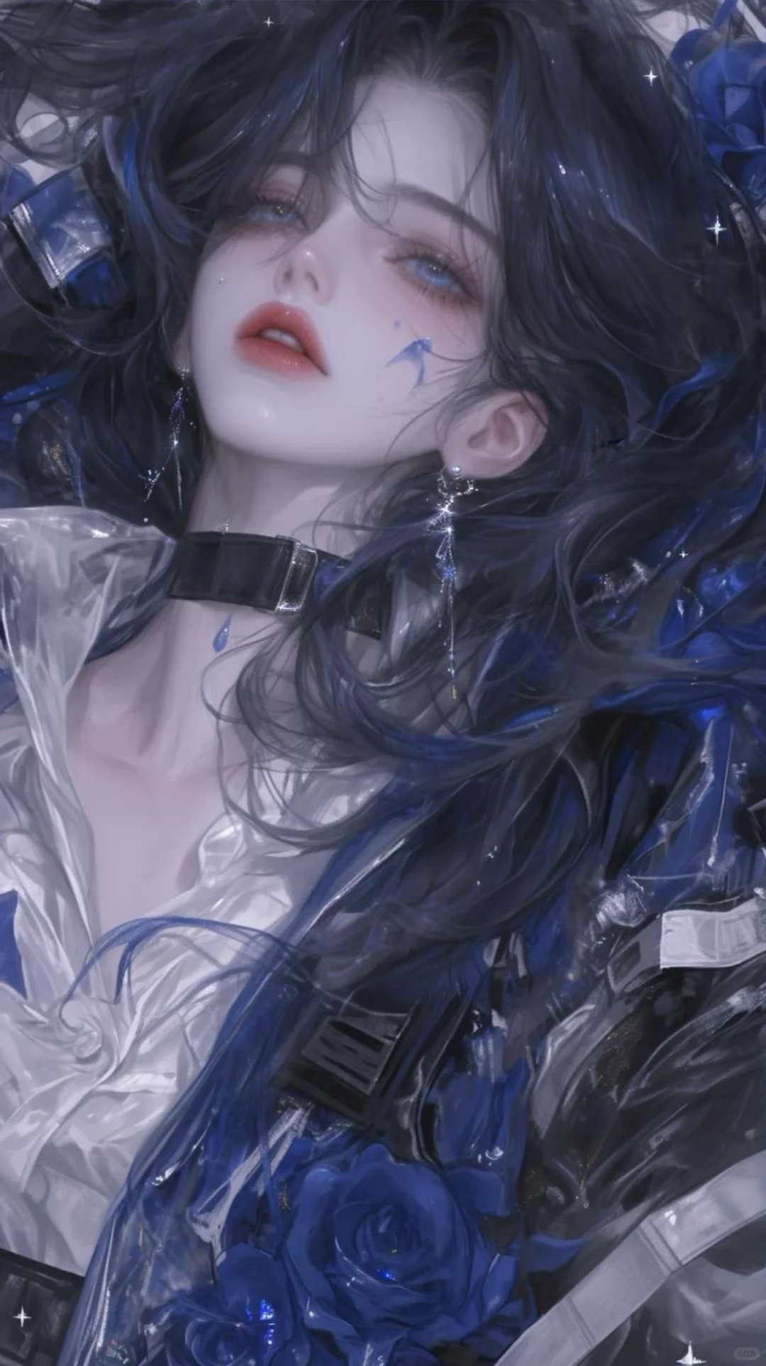 『你是太空蓝玫瑰』