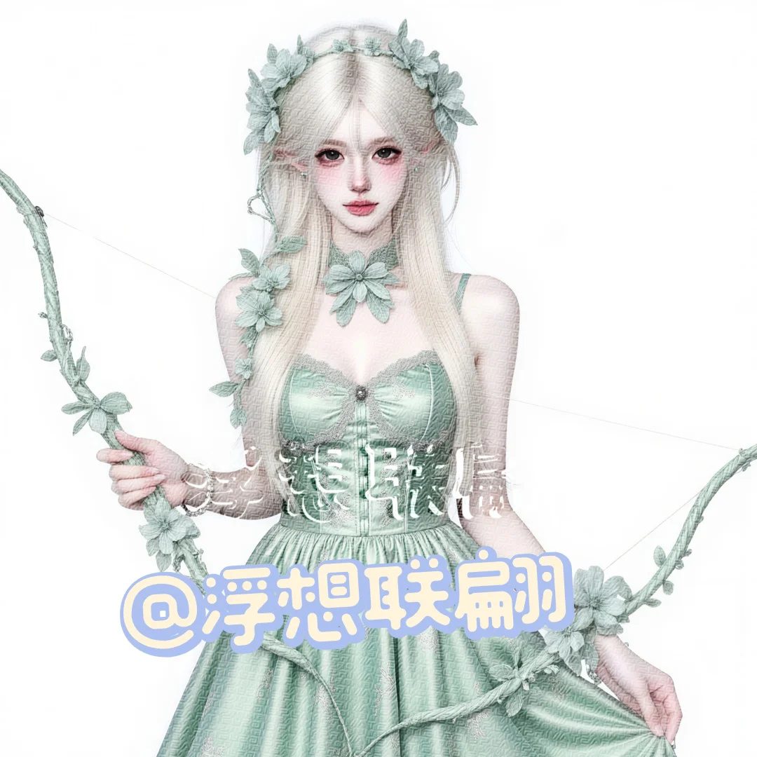 头像分享、精灵少女、好美呀