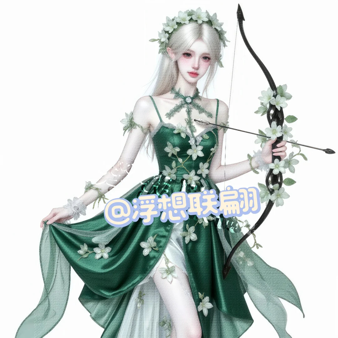头像分享、精灵少女、好美呀