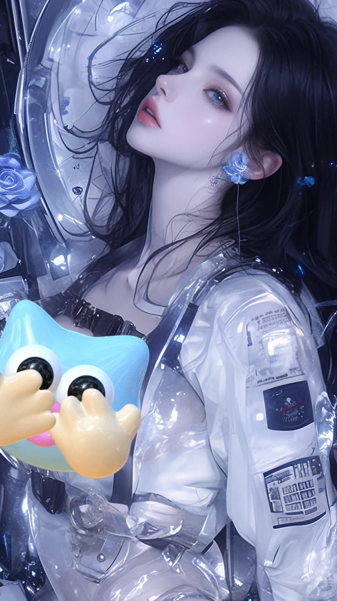 『你是太空蓝玫瑰』