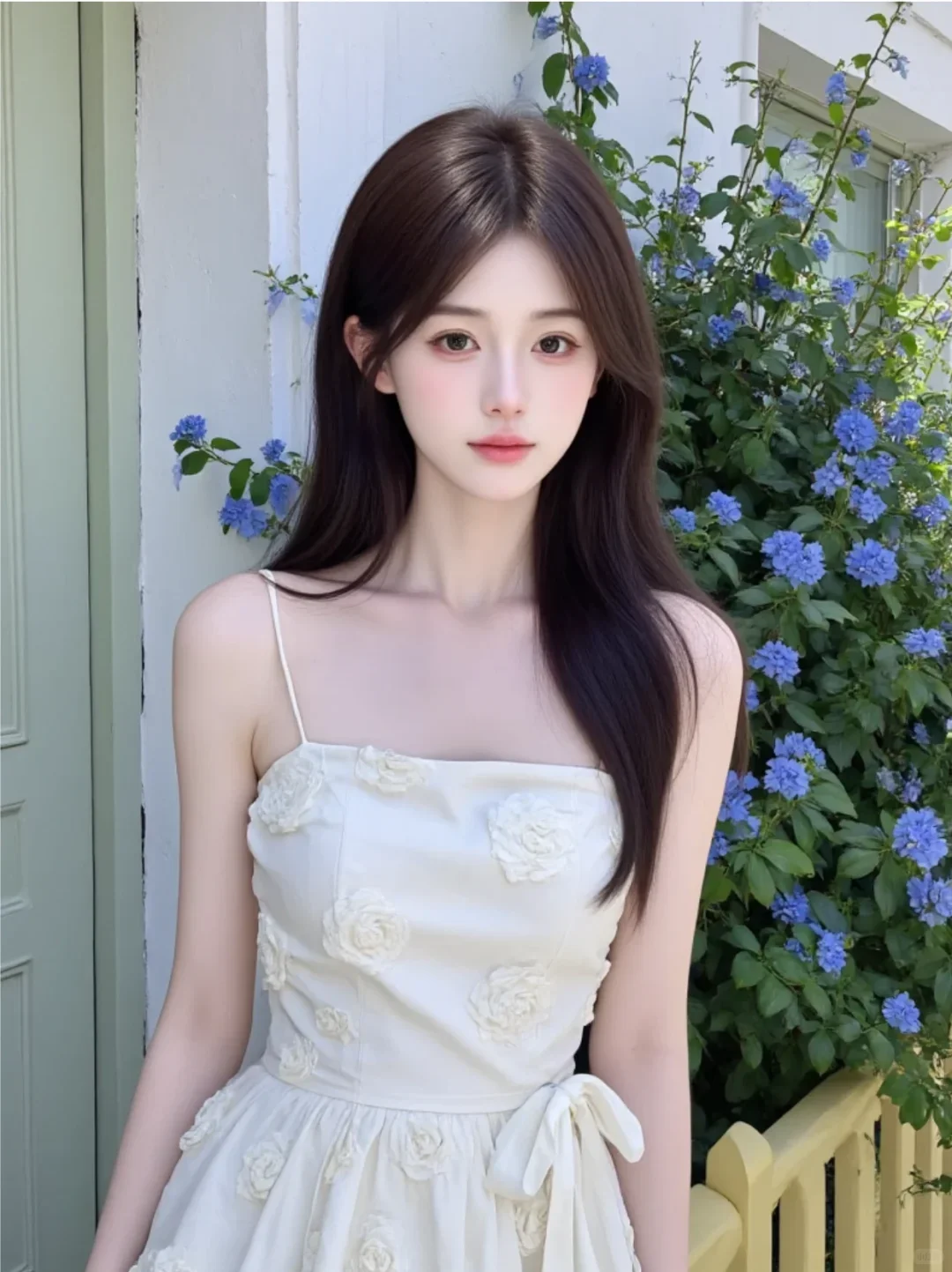 AI生成女头