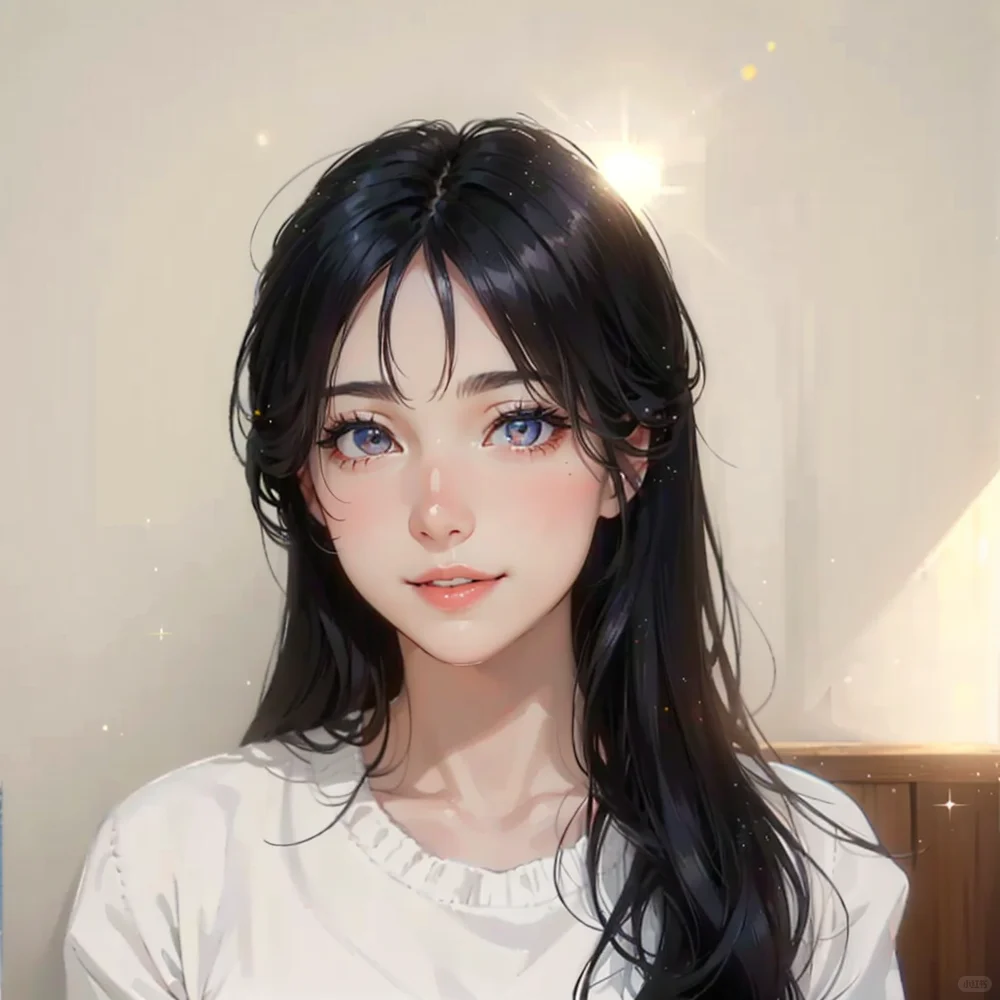 AI绘画美女真人头像转漫画风，绝美定制