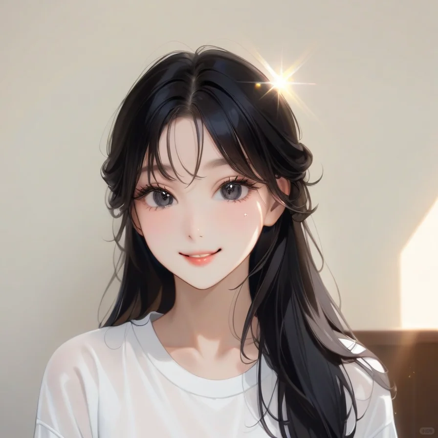 AI绘画美女真人头像转漫画风，绝美定制