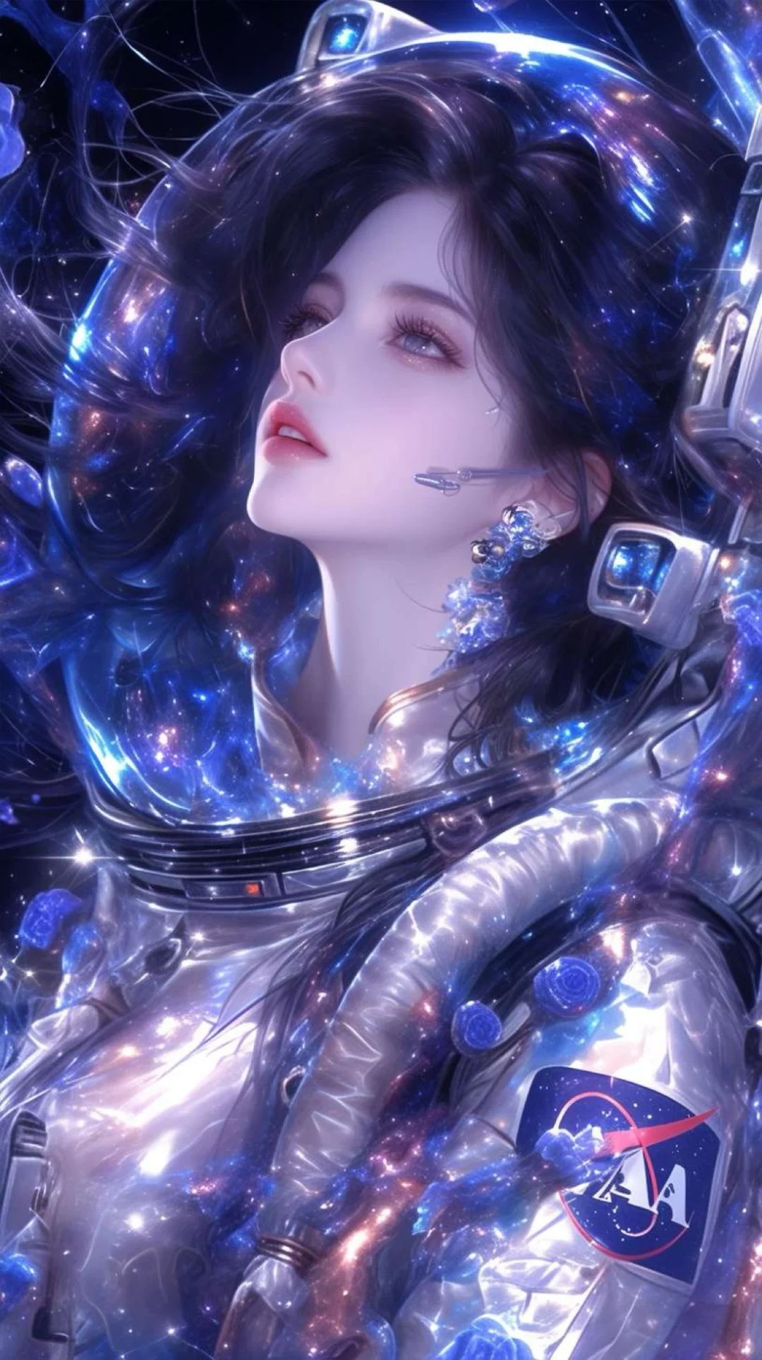 『你是太空蓝玫瑰』