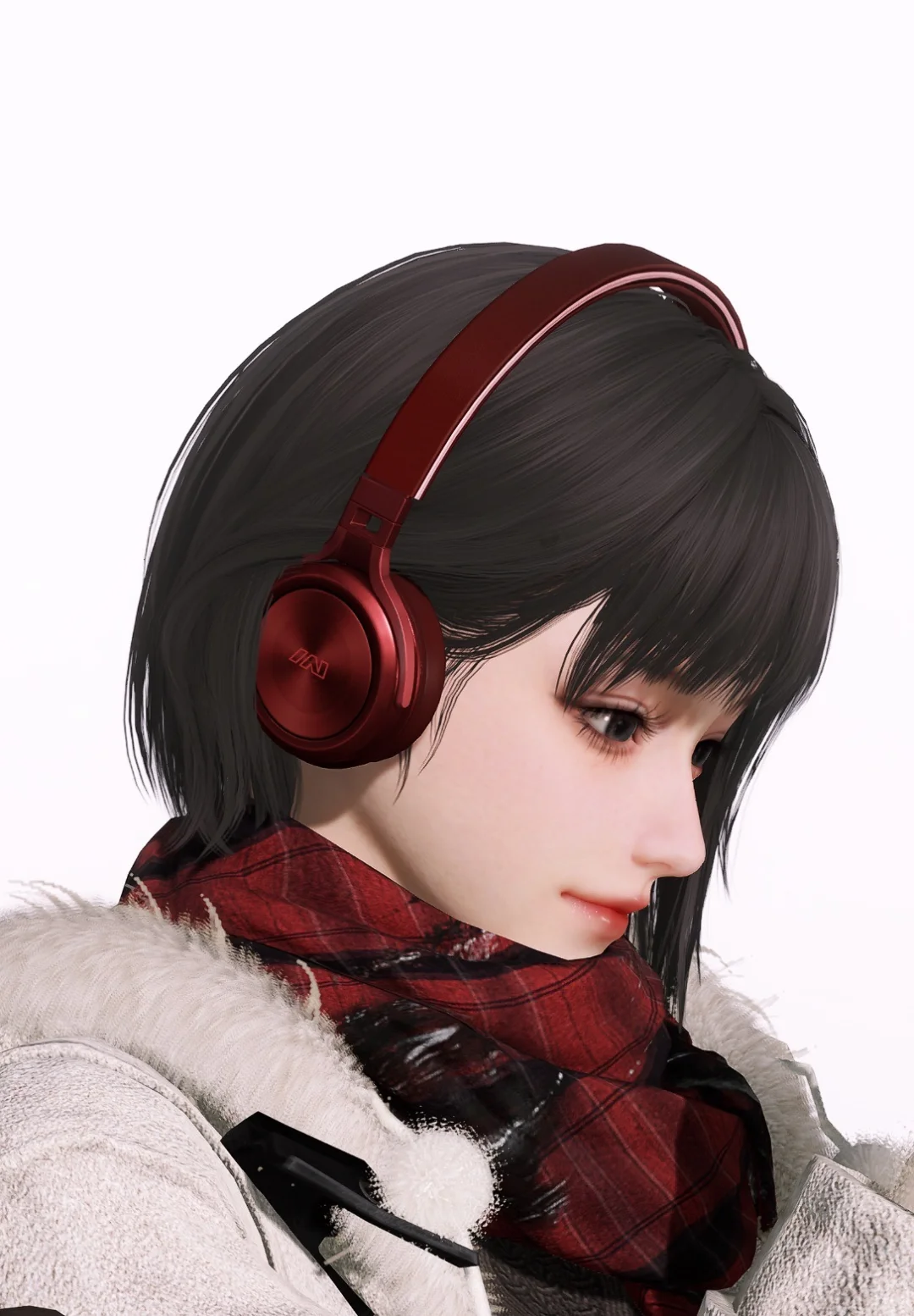 写真分享内附模版｜被耳机戴住的女孩子🎧