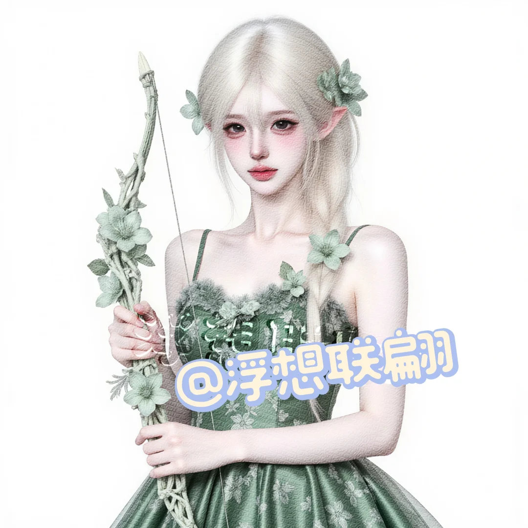 头像分享、精灵少女、好美呀