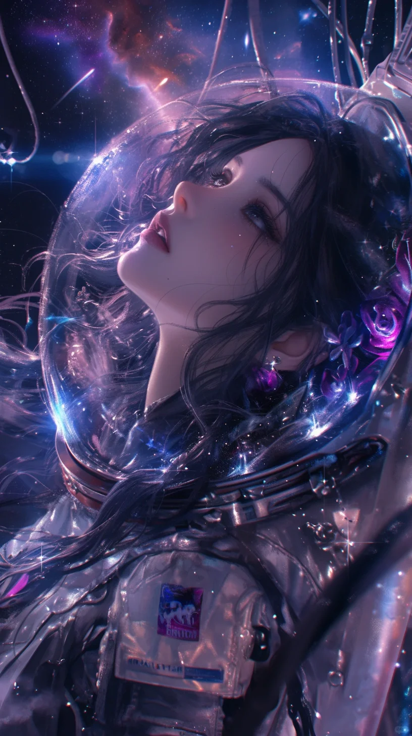 『你是太空蓝玫瑰』