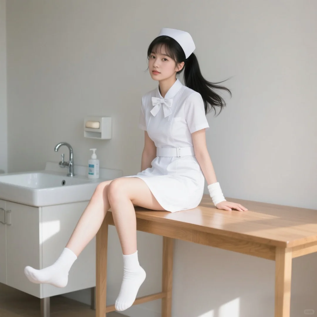 AI画的护士小姐姐
