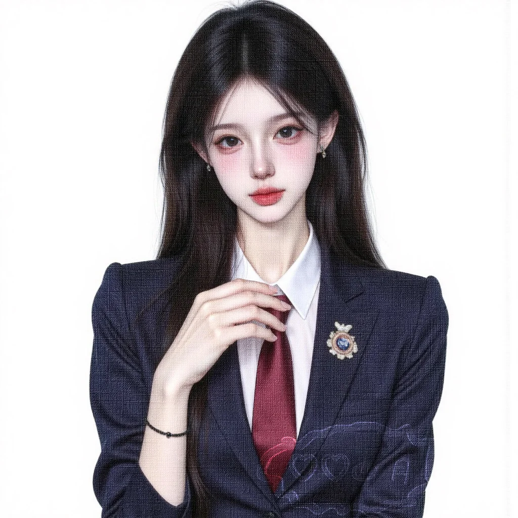 女高系列二、西装校服女头