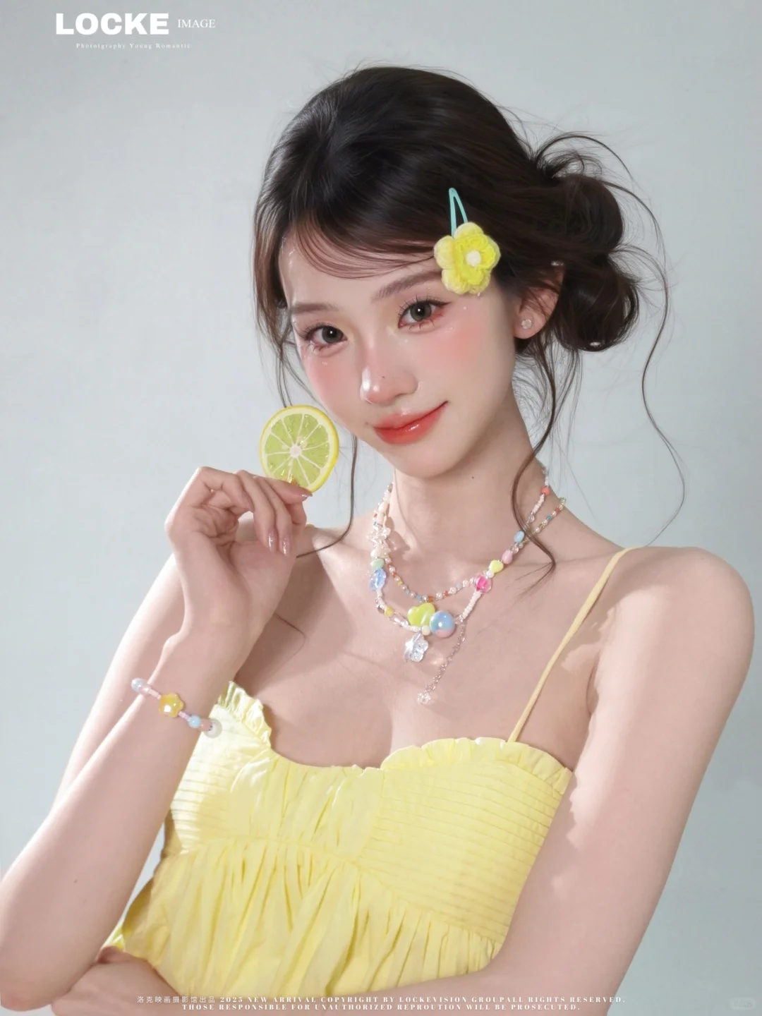 🍋˶╹ꇴ╹˶🍋 | 夏日多巴胺柠檬冰少女写真📸