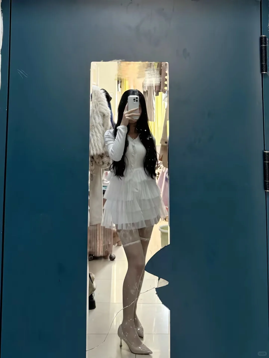 纯白好百搭！