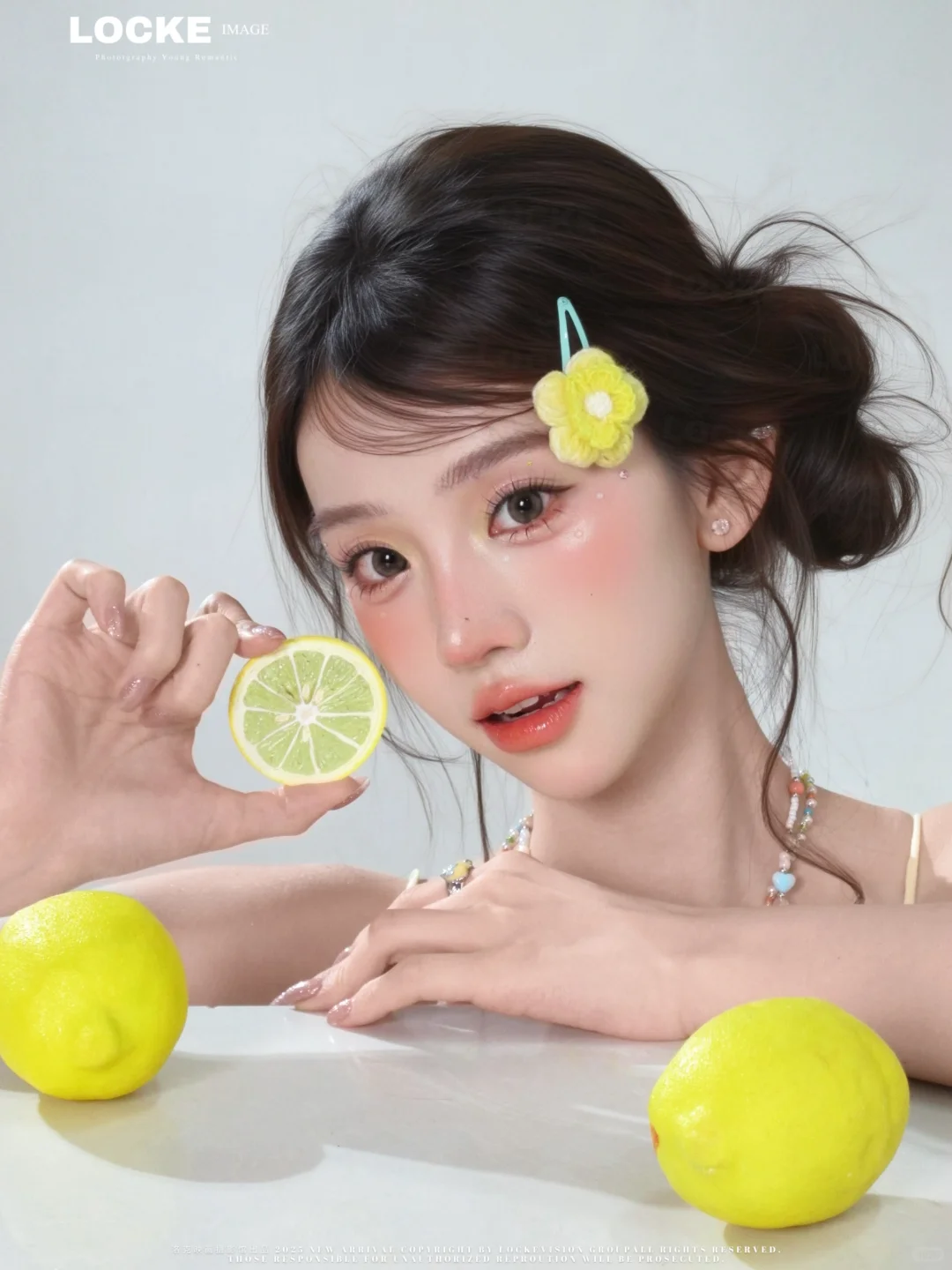 🍋˶╹ꇴ╹˶🍋 | 夏日多巴胺柠檬冰少女写真📸