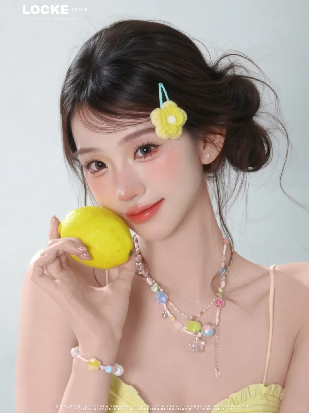 🍋˶╹ꇴ╹˶🍋 | 夏日多巴胺柠檬冰少女写真📸
