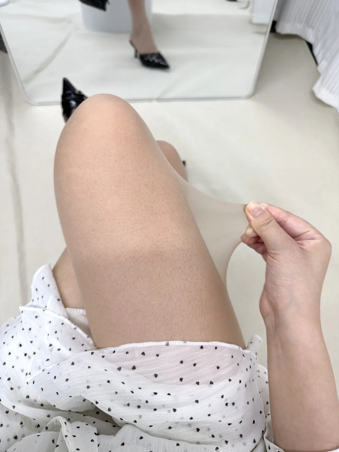 像单独给腿开美颜？9.9💰菠萝袜上腿真香