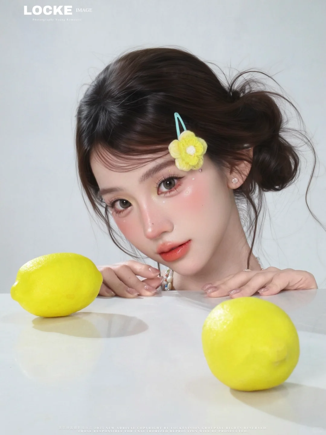 🍋˶╹ꇴ╹˶🍋 | 夏日多巴胺柠檬冰少女写真📸