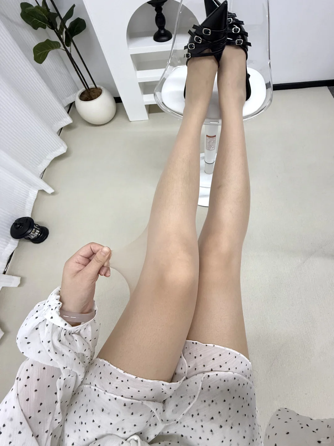 像单独给腿开美颜？9.9💰菠萝袜上腿真香