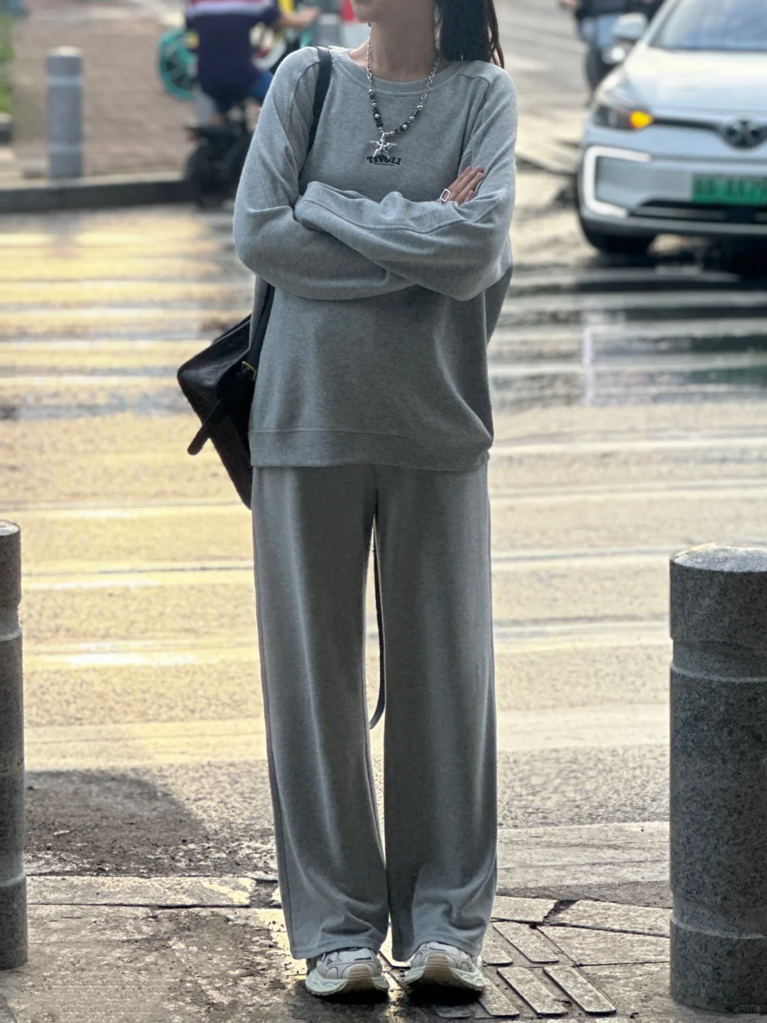 真的是孕期神裤啊！百搭不挑身材
