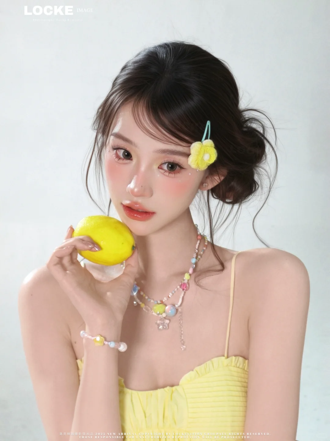 🍋˶╹ꇴ╹˶🍋 | 夏日多巴胺柠檬冰少女写真📸
