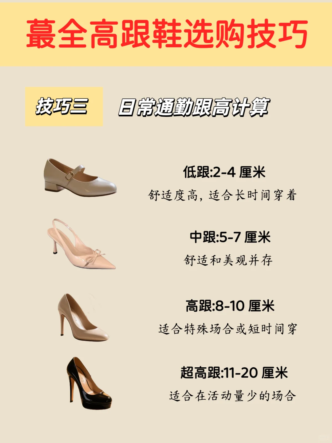 女生买高跟鞋只要记住这6点显瘦显高显长腿