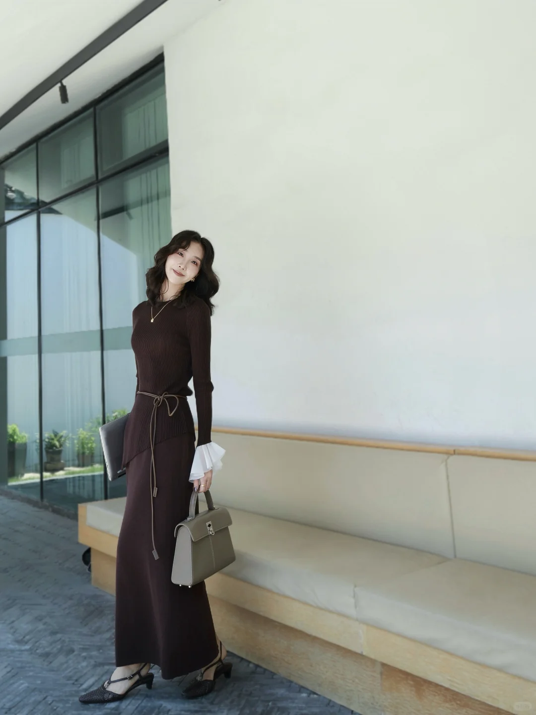 高阶职场OOTD/不费力的优雅感