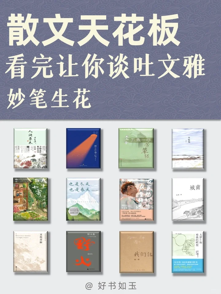 不愧是名家散文‼️文笔绝美有深度