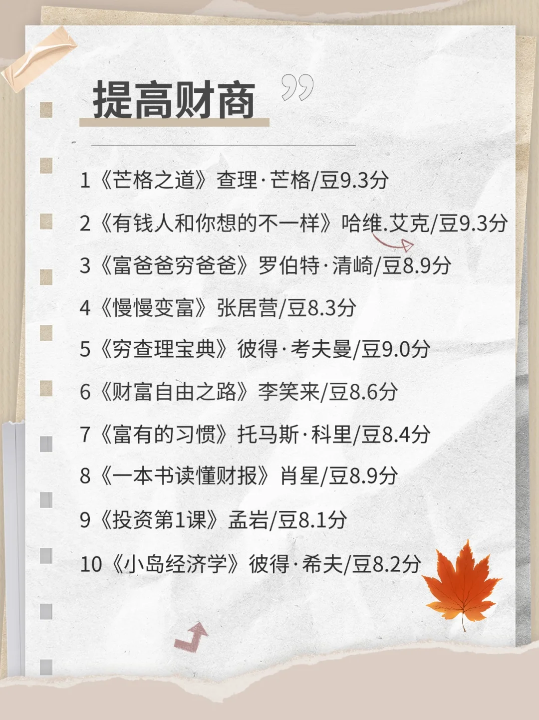 🔥80本相见恨晚的逆袭必读书单📖