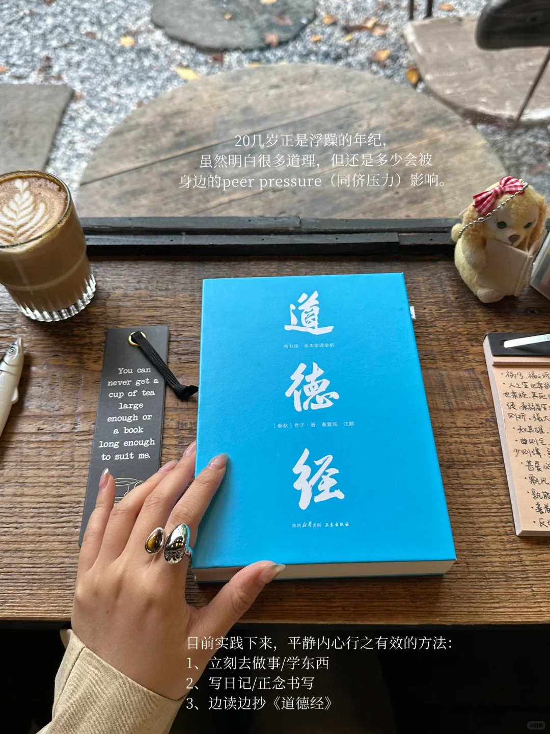𝐢𝐧𝐟𝐩‘s📖：心不净的时候就去抄《道德经》