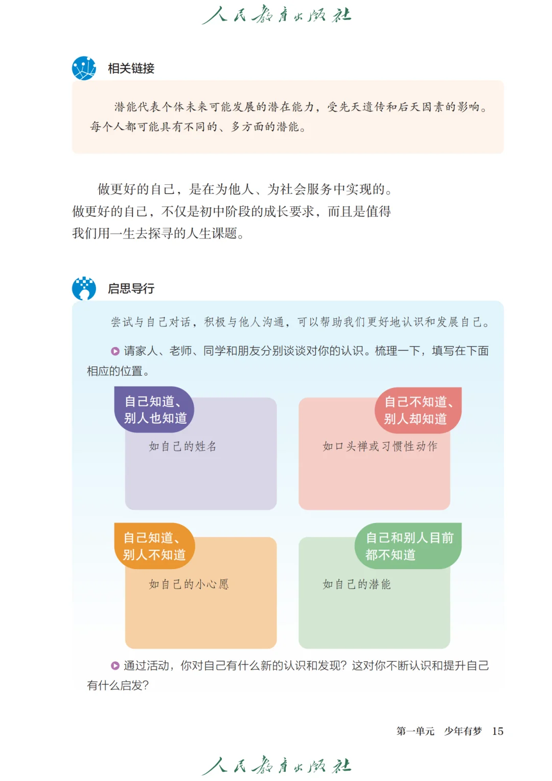 初中政治🔥七年级上册（2）