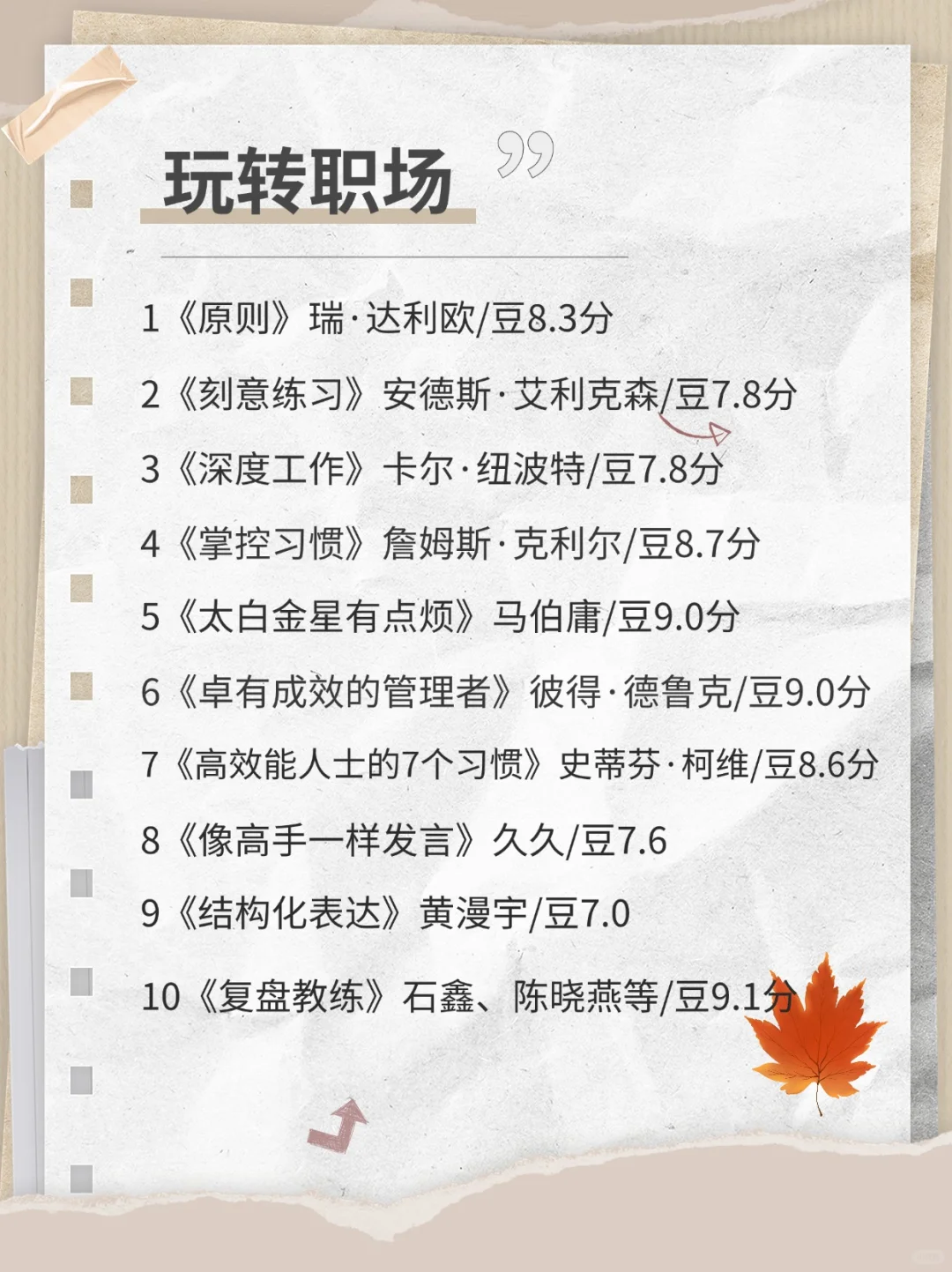 🔥80本相见恨晚的逆袭必读书单📖