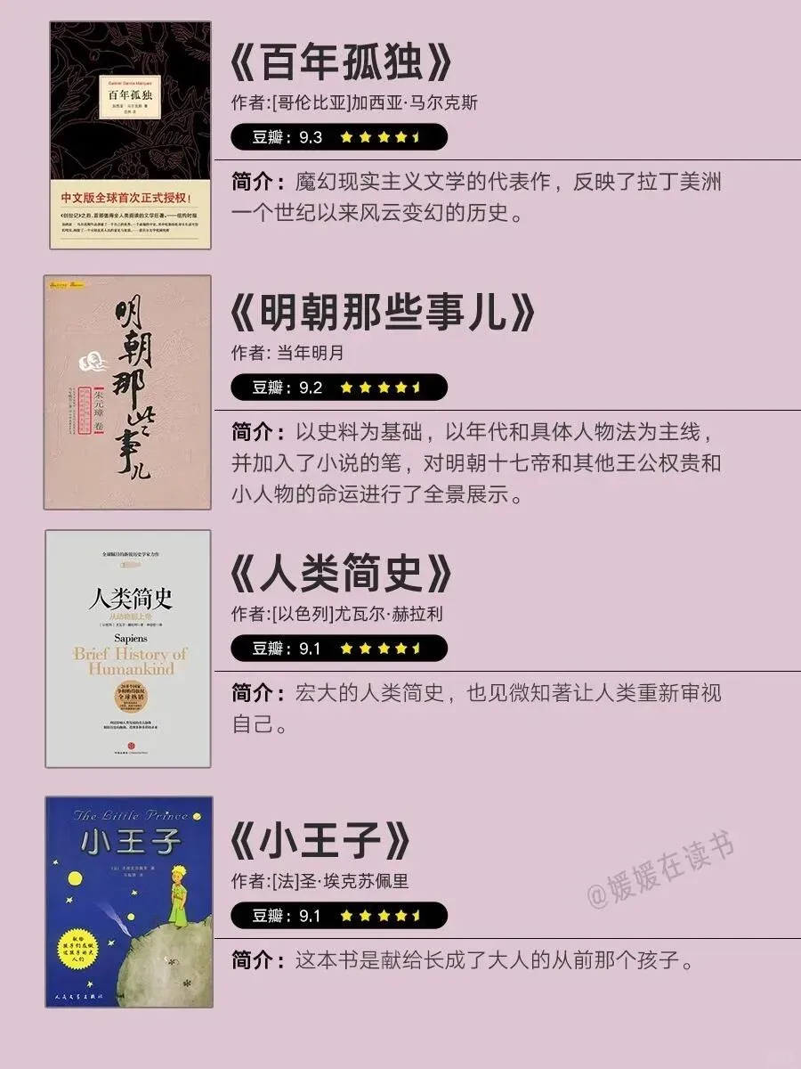 大学图书馆必借Top 40书单来啦！