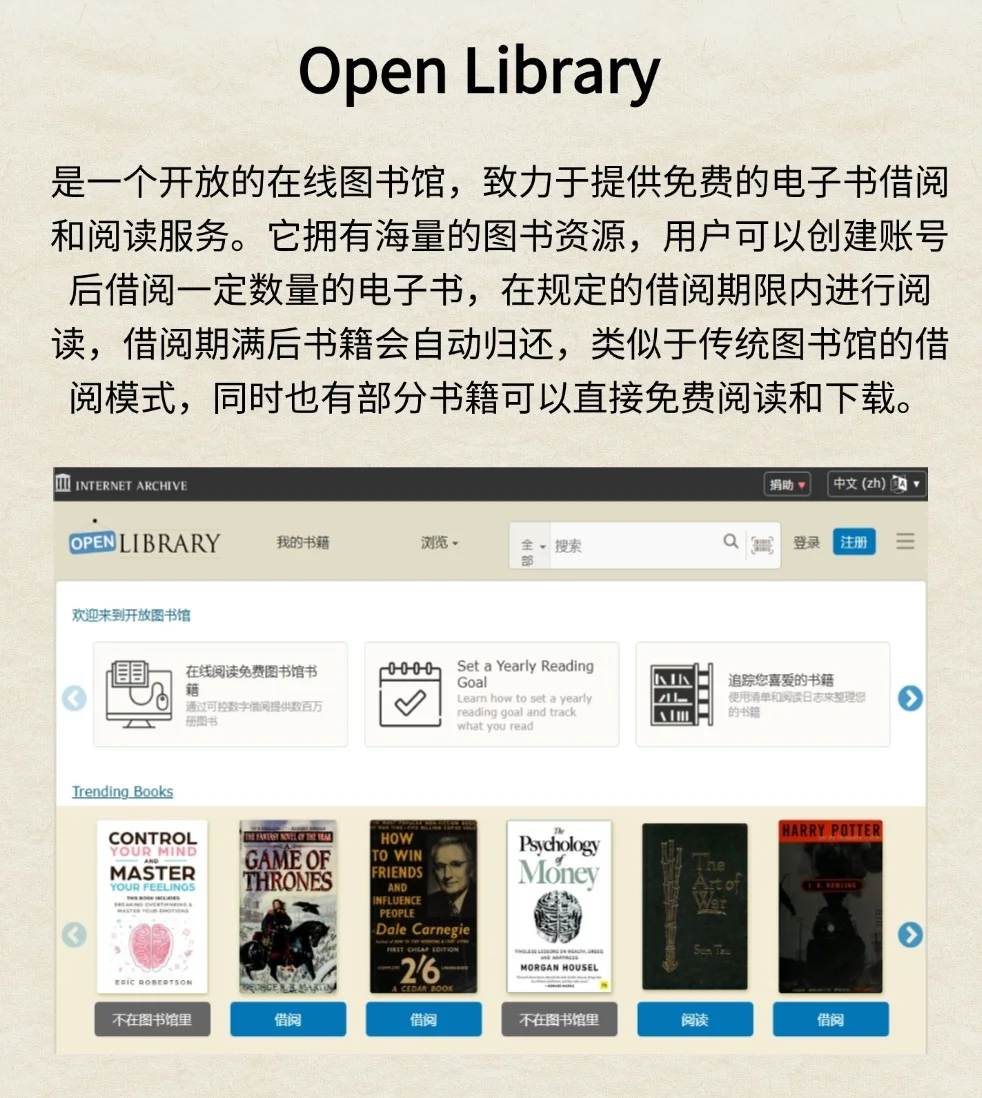 白嫖上万册英文原版，上这9个网站就够了