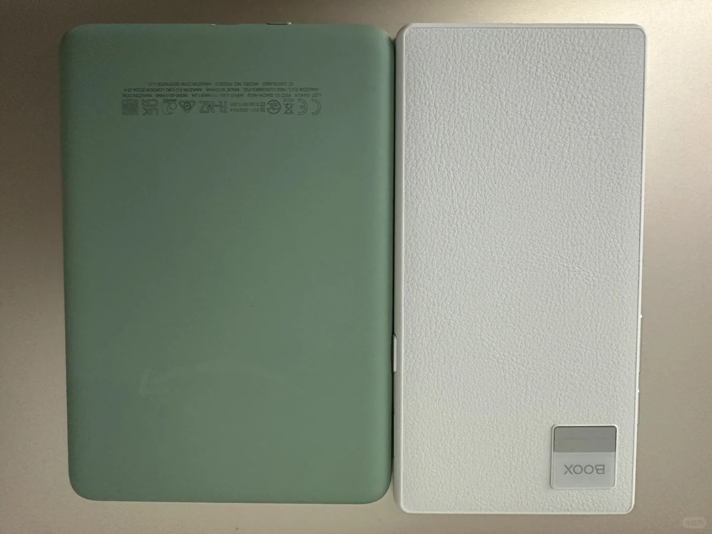 Kindle小绿vs文石P6小白马